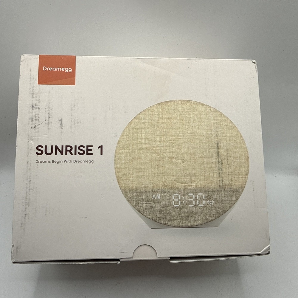 Dreamegg Sunrise 1 Alarm Soothing Sounds Night Light Color Beige